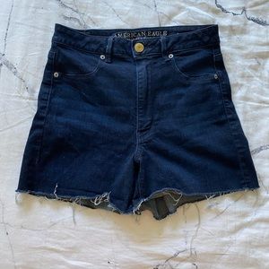 American Eagle dark wash shorts